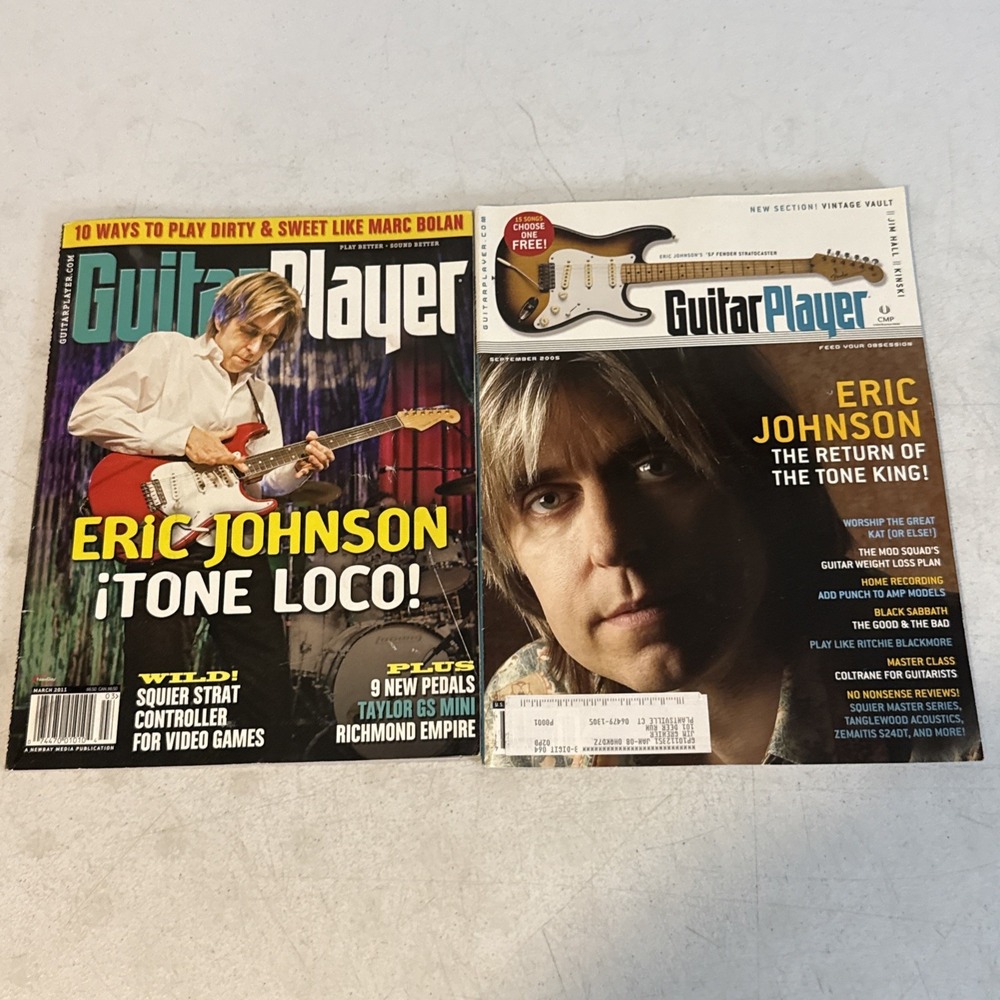 Lot Of 2 Eric Johnson Guitar Player Magazines